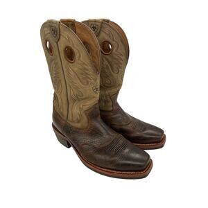 Ariat Heritage Roughstock 10002230 Men's Western Leather Boots Size 9EE Cowboy